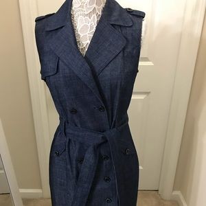 Double Breast Jean Dress